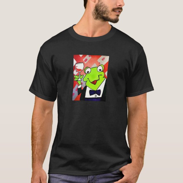 Drinking Frog Coasters T-Shirt (Front)