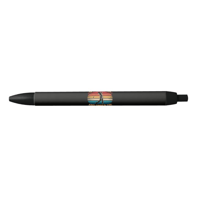 Drinking Funny Golfing Black Ink Pen (Front)