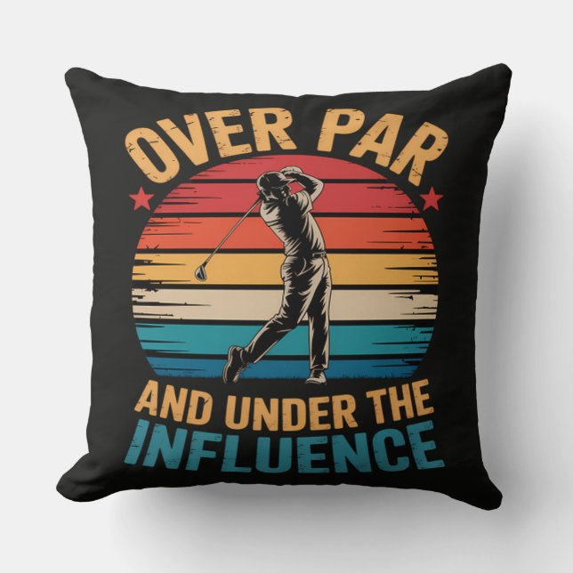 Drinking Funny Golfing Cushion (Front)