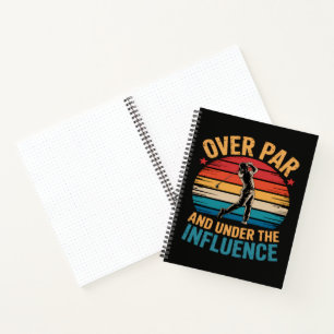Drinking Funny Golfing Notebook