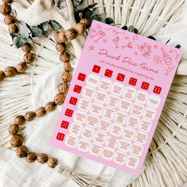 Drinking Game for Hen Party, Bachelorette Game Invitation (Creator Uploaded)