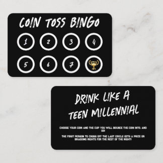 Drinking Games For Parties Business Card