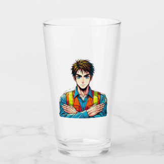 drinking glass with manga safety expert