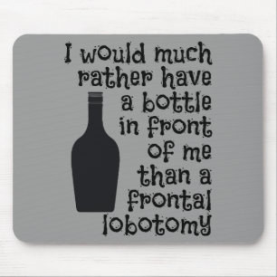 Drinking humour custom colour mousepad