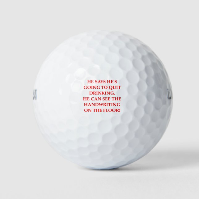 Drinking joke golf balls (Front)
