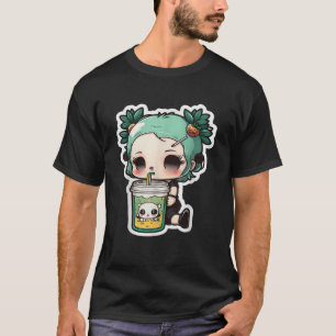 Drinking Lemonade Panda Bear Soda Pop Summer Teddy T-Shirt
