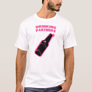 Drinking Partners Pink T-Shirt