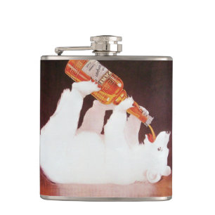 DRINKING POLAR BEER HIP FLASK