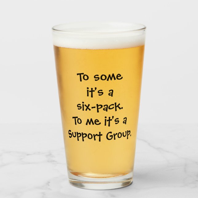 Drinking Quotes Frosted Glass Beer Mug (Front Filled)