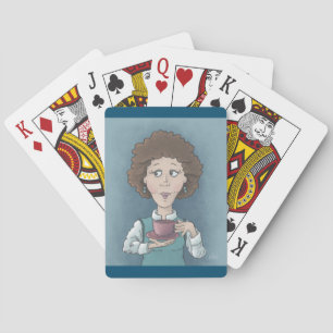 Drinking Tea Classic Playing Cards