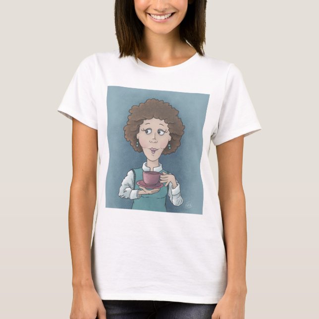  Drinking Tea     T-Shirt (Front)