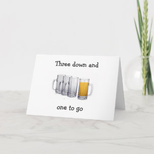 "DRINKING TO YOUR SUCCESS" CARD