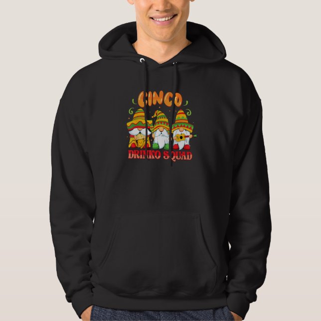 Drinko Squad Cinco De Mayo Mexican Gnomes Matching Hoodie (Front)