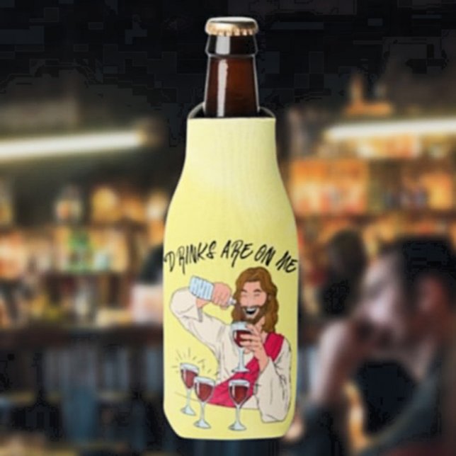 Drinks Are On Me Bottle Cooler (Creator Uploaded)