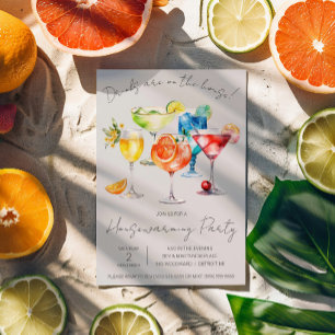 Drinks are on the House! Cocktail Housewarming Invitation
