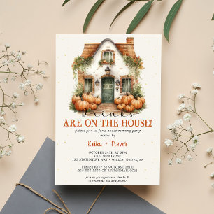 Drinks Are On the House! Halloween Party  Invitation