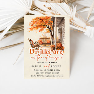 Drinks Are On The House Housewarming Party Invitation
