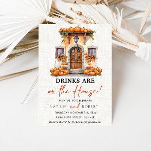 Drinks Are On The House Housewarming Party Invitation