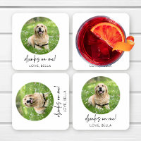 Drinks On Me! Custom Picture Dog Cat Pet Wedding