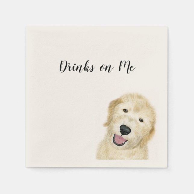 Drinks on Me Napkin (Front)