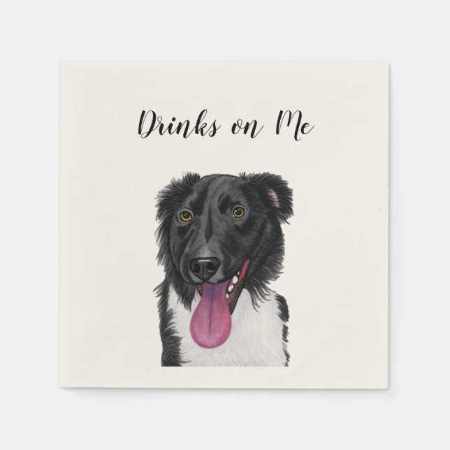 Drinks on Me Napkins (Front)