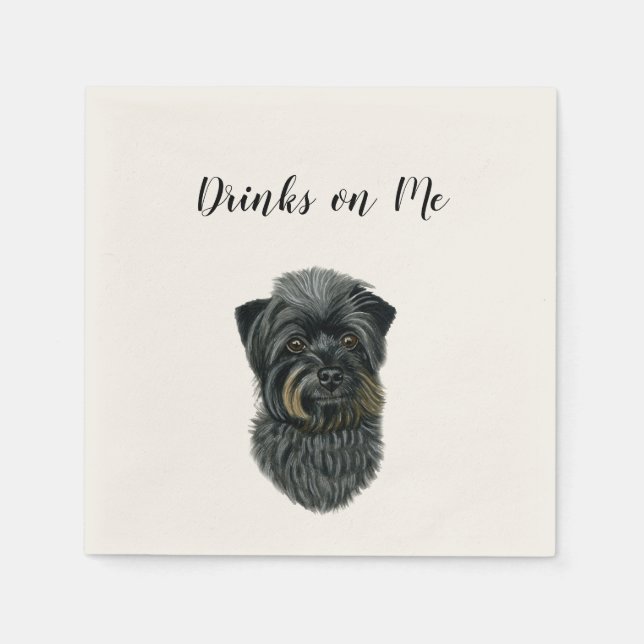 Drinks on Me Napkins (Dog) (Front)