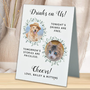 Drinks On Us Dog Open Bar Photo Pet Wedding