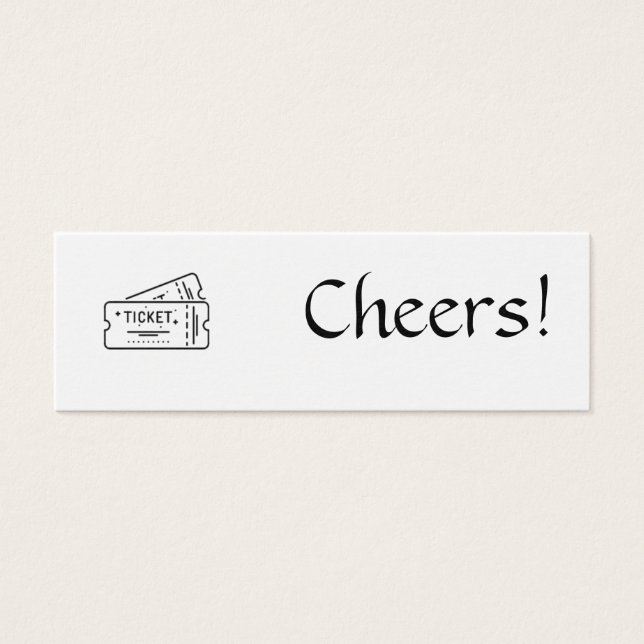 Drinks ticket - Enjoy a Free Drink on Us! (Front)