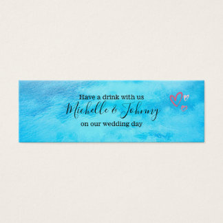 Drinks token - fully editable weddings/birthdays