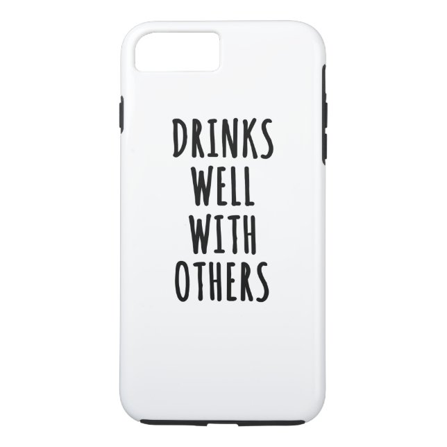 Drinks Well With Others Case-Mate iPhone Case (Back)