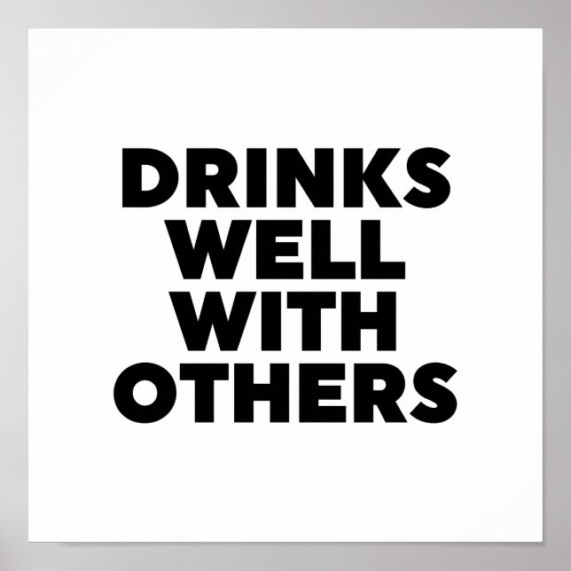 Drinks Well With Others Poster (Front)