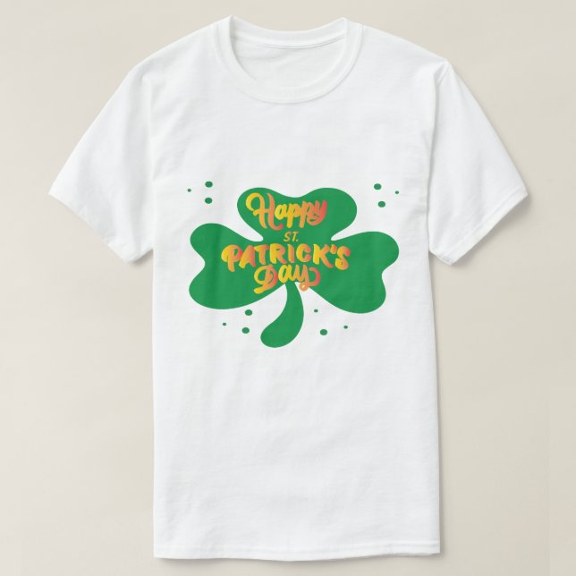 Drinks well with others ST. Patrick's day funny T-Shirt (Design Front)