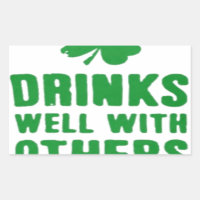 Drinks Well With Others St. Patrick's Day Tee