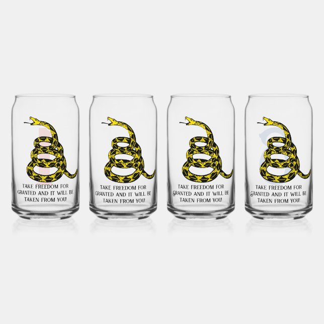 Drinkware Set Can Glass (Front)