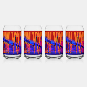 Drinkware Set Can Glass