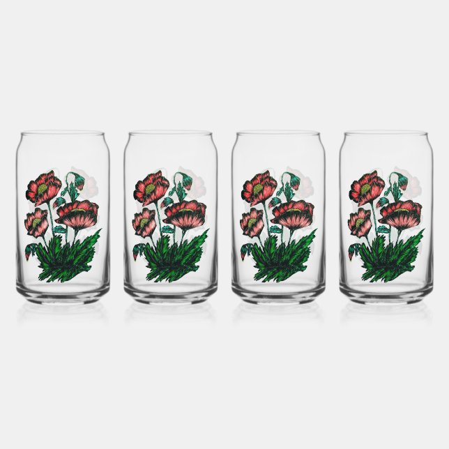 Drinkware Set Can Glass (Front)