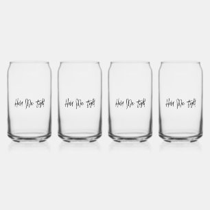 Drinkware Set Can Glass