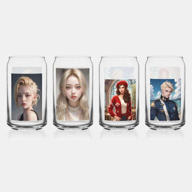 Drinkware Set Can Glass (Front)