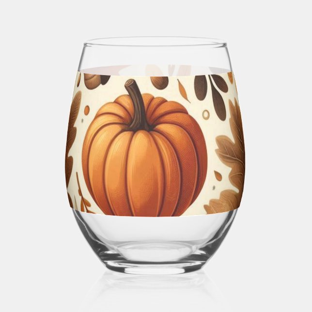 Drinkware Set Stemless Wine Glass (Back)