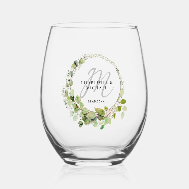 Drinkware Set Stemless Wine Glass (Front)