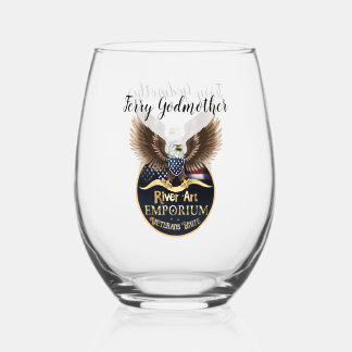Drinkware Set Stemless Wine Glass