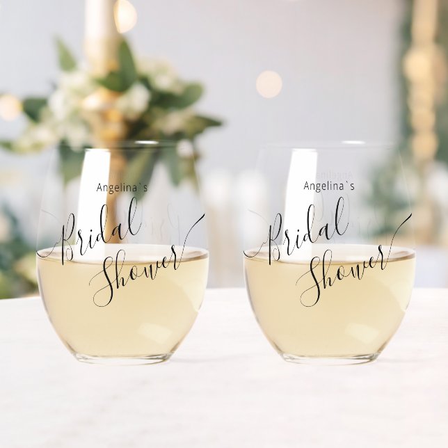 Drinkware Style: Stemless Wine Glass, Set Glass (Insitu (Wedding))