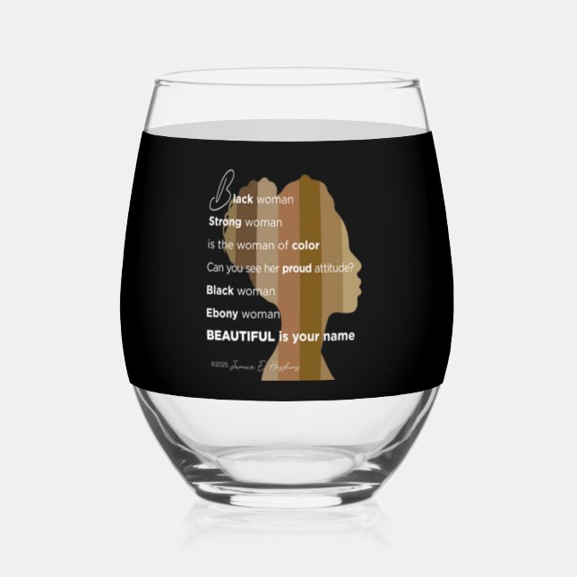 Drinkware Style: Stemless Wine Glass, Set: Stemles Glass (Front)