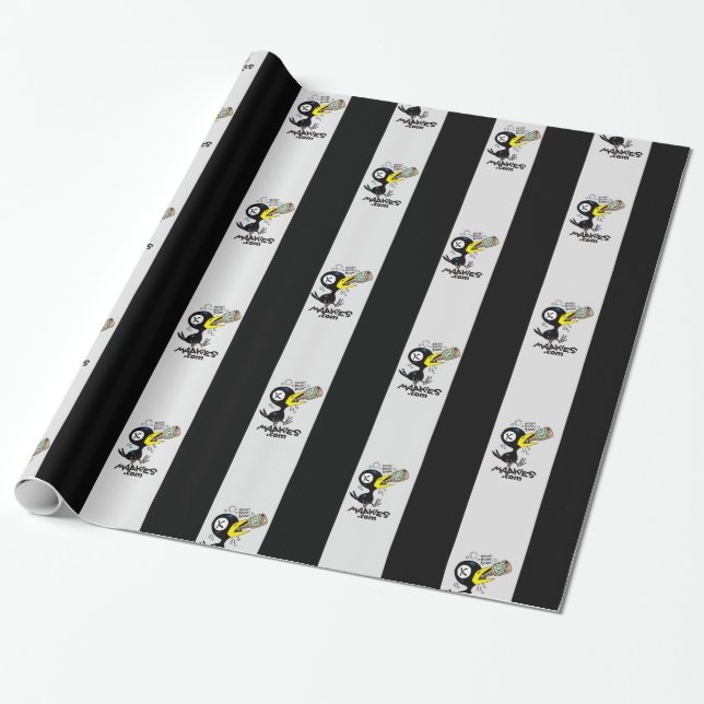 Drinky Crow Dook Wrapping Paper (Unrolled)