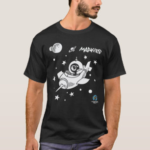 Drinky Crow in Space T-shirt