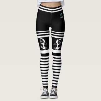 Drinky Crow Stripped Leggings