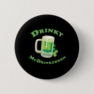 DRINKY MCDRINKERSON 6 CM ROUND BADGE