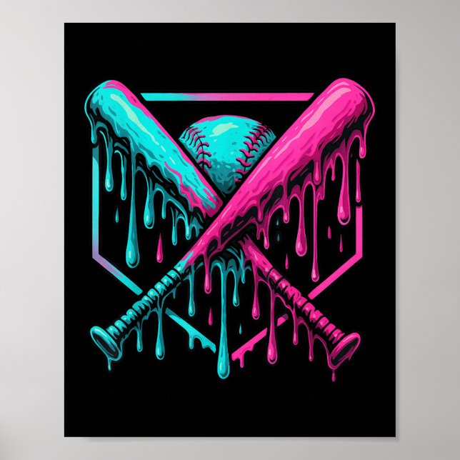 Drip Boys Baseball Bat And  Poster (Front)