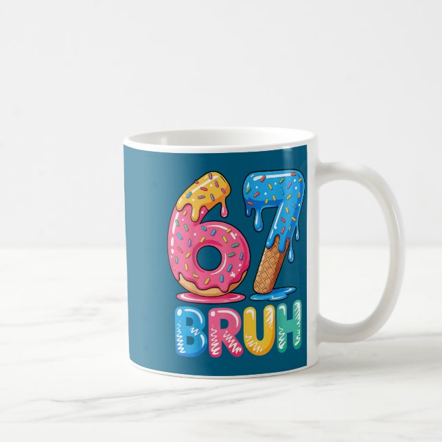 Drip Bruh Cream Six 67 Seven Ice Coffee Mug (Right)