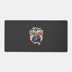 Drip Dog All Eyes On Me Desk Mat